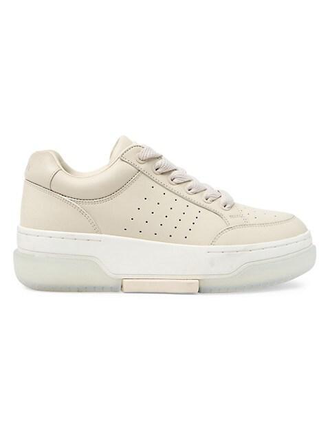 商品AMIRI|Stadium Leather Platform Low-Top Sneakers,价格¥4873,第1张图片