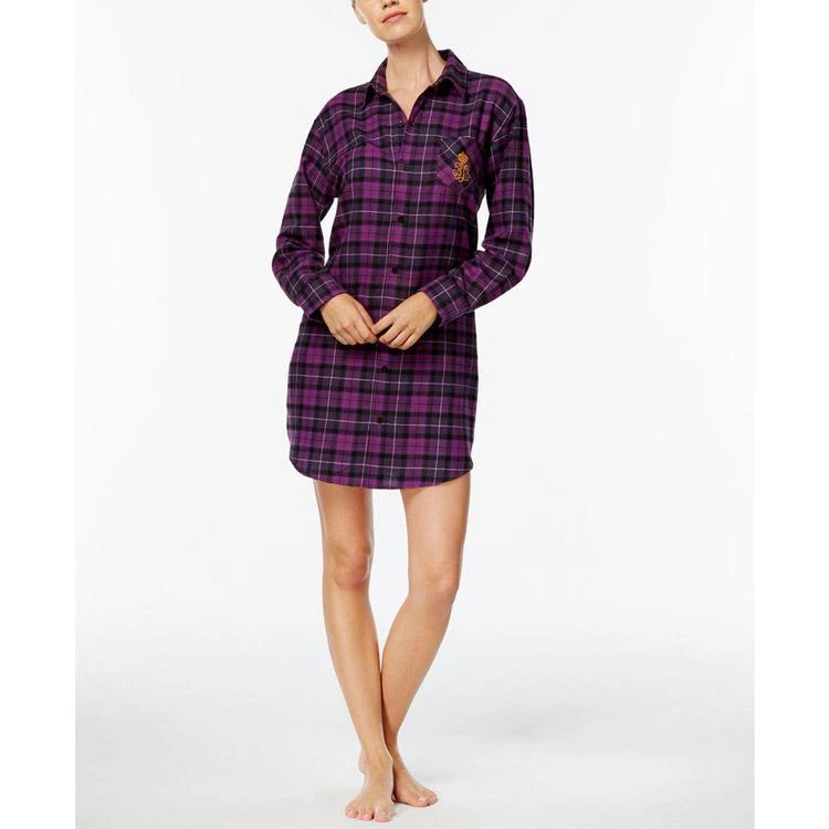商品Ralph Lauren|Giftables Flannel Sleepshirt,价格¥132,第1张图片