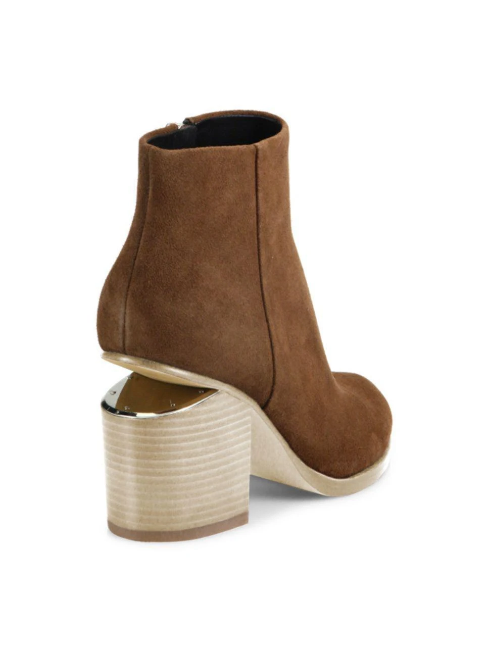 商品Alexander Wang|Gabi Tilt-Heel Suede Booties,价格¥4877,第3张图片详细描述