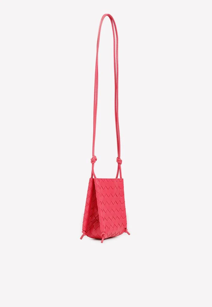 商品Bottega Veneta|Intrecciato Pouch Bag with Knotted Strap,价格¥8263,第3张图片详细描述