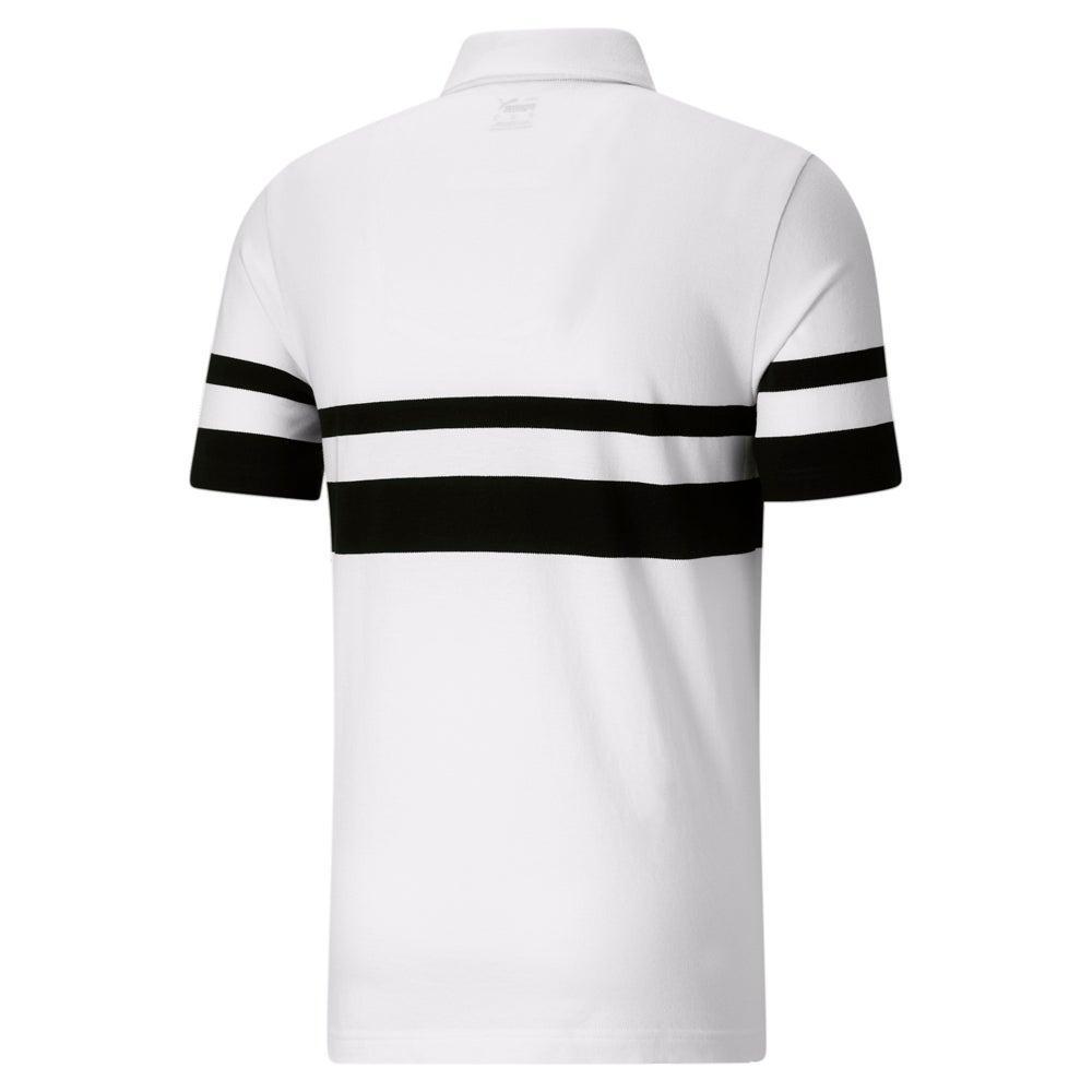商品Puma|Essentials Striped Cat Short Sleeve Polo Shirt,价格¥186,第6张图片详细描述
