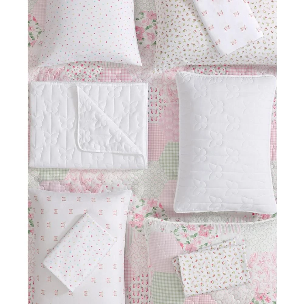 商品Laura Ashley|Butterfly Kiss Reversible 3 Piece Quilt Set,价格¥584,第5张图片详细描述