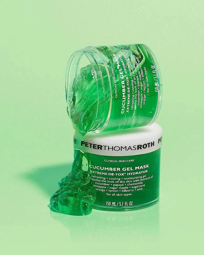 商品Peter Thomas Roth|Cucumber Gel Mask Extreme De-Tox™ Hydrator 5.1 oz.,价格¥419,第3张图片详细描述