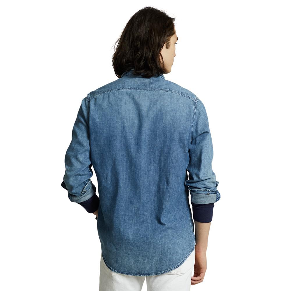 Denim Shirt Jacket商品第2张图片规格展示