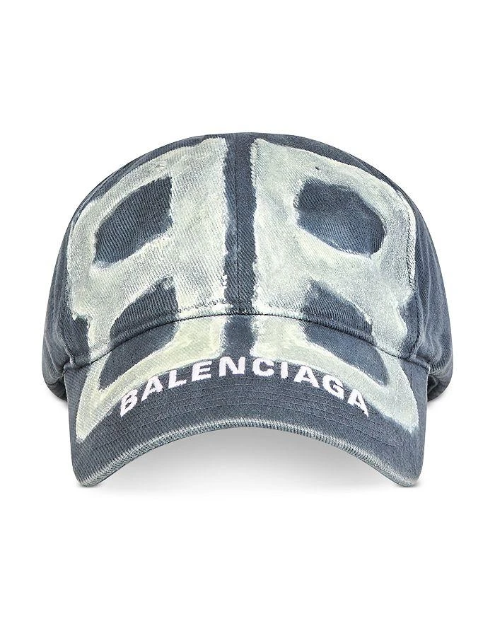 商品Balenciaga|Sprayed BB Logo Baseball Cap,价格¥3718,第2张图片详细描述