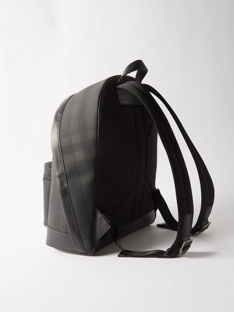 商品Burberry|Jett checked canvas backpack,价格¥11423,第4张图片详细描述