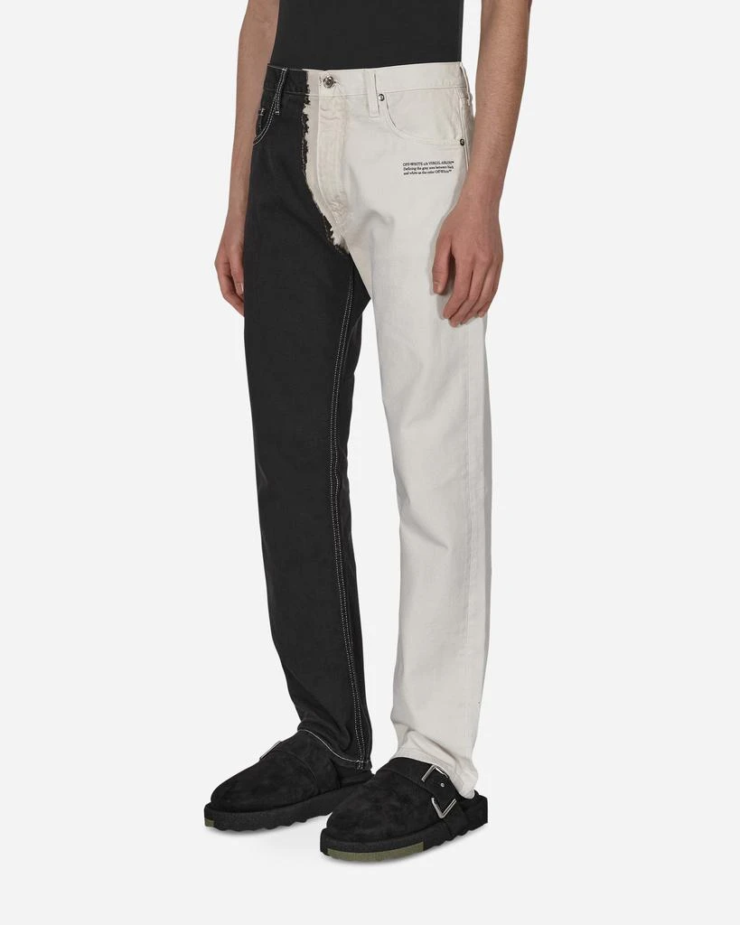 商品Off-White|Corp Slim Straight Jeans Black,价格¥2771,第2张图片详细描述