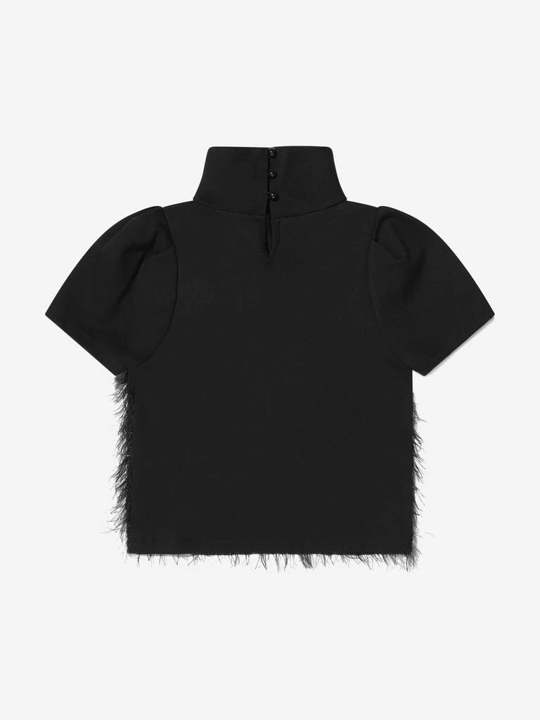 商品Mama Luma|Mama Luma Black Girls Feather Look Tassel Top,价格¥498,第4张图片详细描述