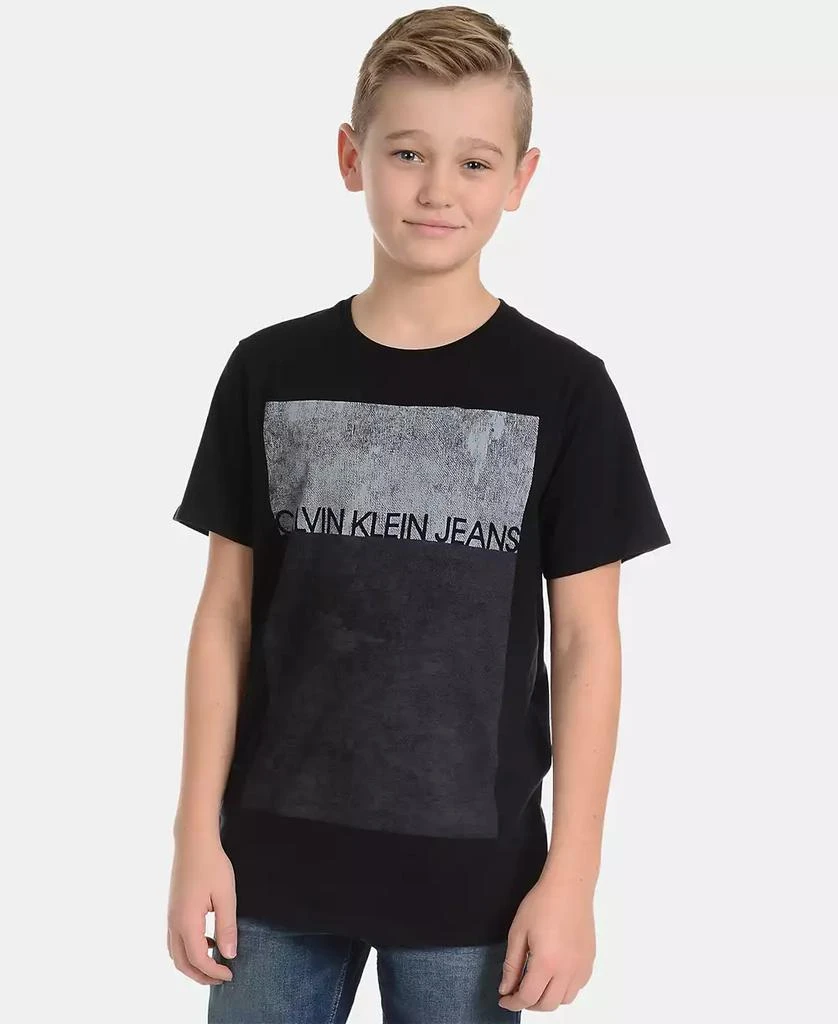 商品Calvin Klein|Big Boys Graphic-Print Cotton T-Shirt,价格¥69,第1张图片