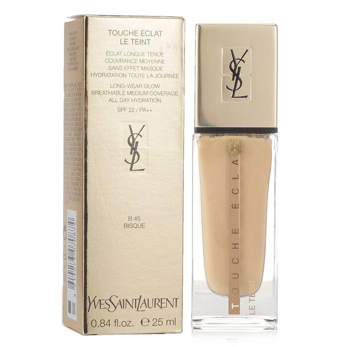 商品Yves Saint Laurent|Yves Saint Laurent 超模光感持妆保湿粉底SPF22 - # B45 Bisque -B45 Bisque(25ml/0.84oz),价格¥559,第2张图片详细描述