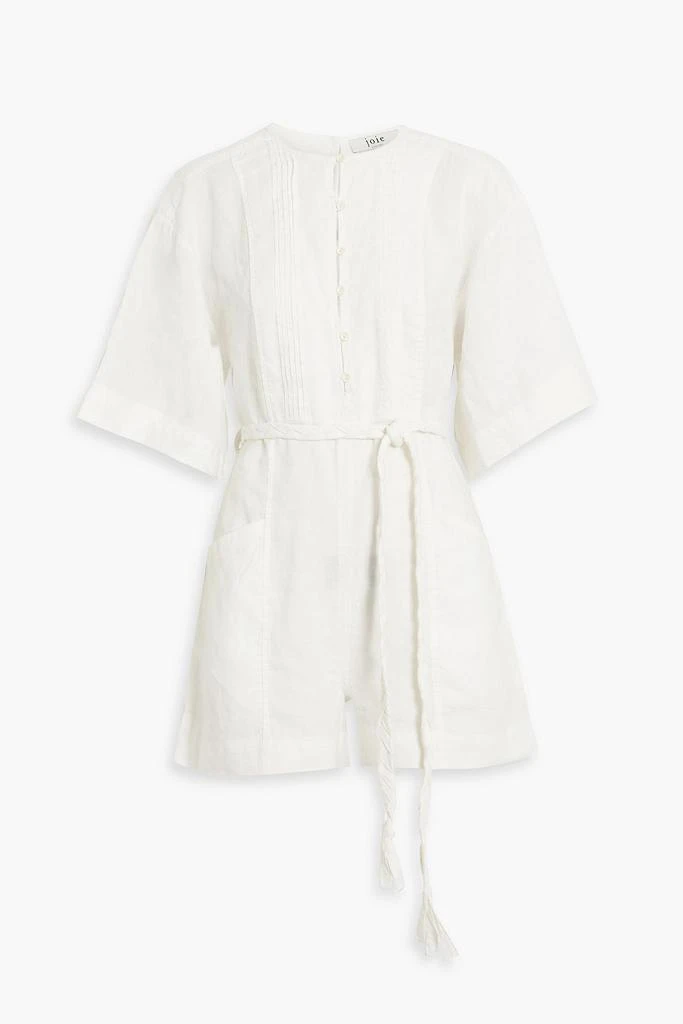 商品Joie|Colin pintucked linen playsuit,价格¥688,第1张图片