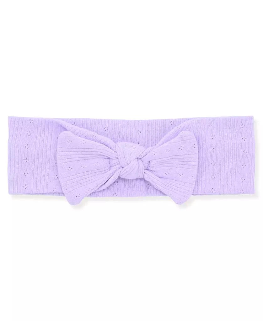 商品Max & Olivia|Baby and Toddler Girls 3-Piece Pointelle Pajama with Headband Set,价格¥89,第3张图片详细描述