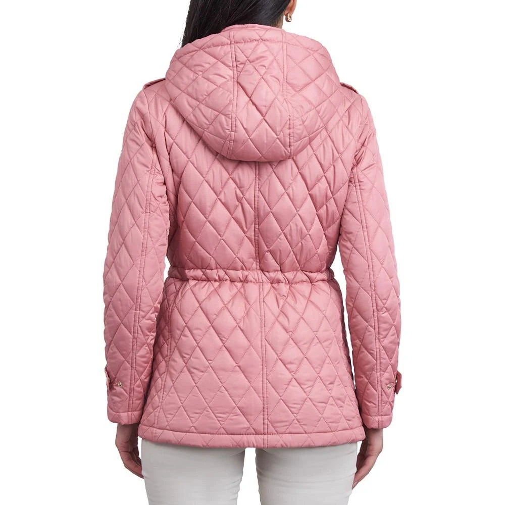 商品Michael Kors|Women's Petite Quilted Hooded Anorak Coat,价格¥1488,第2张图片详细描述