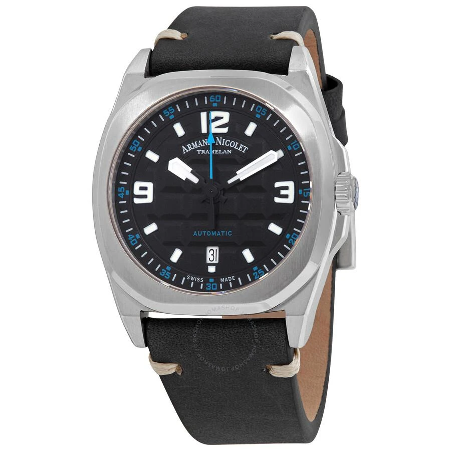 商品Armand Nicolet|JH9 Automatic Black Dial Men's Watch A660HAA-NZ-PK4140NR,价格¥5399,第1张图片