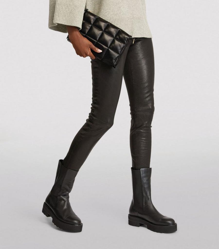 商品ALL SAINTS|Leather Eve Quilted Cross-Body Bag,价格¥1908,第7张图片详细描述