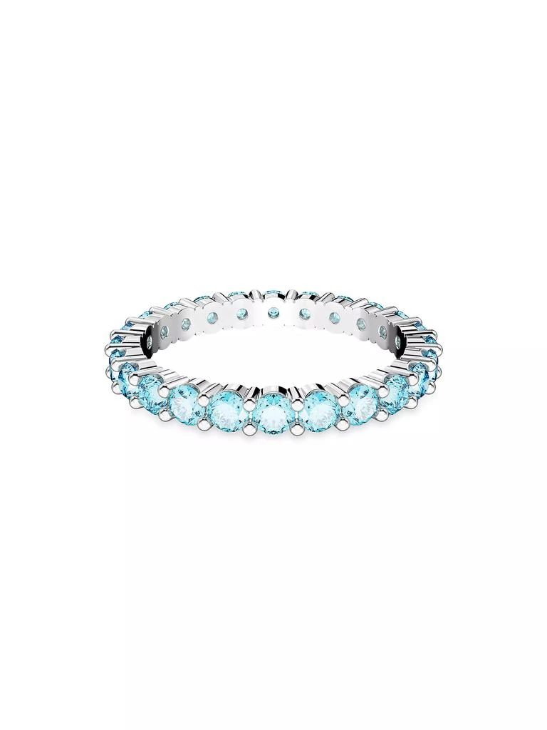 商品Swarovski|Matrix Rhodium-Plated &amp; Crystal Eternity Band,价格¥888,第1张图片