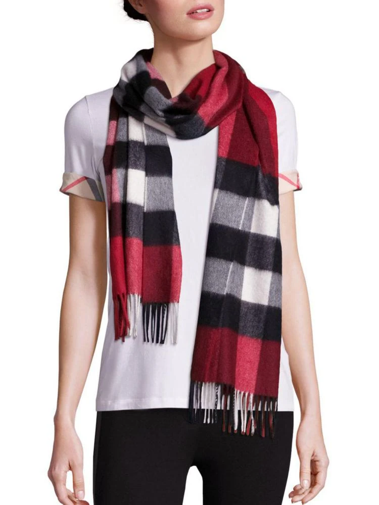 商品Burberry|Heritage Half Mega Check Cashmere Scarf,价格¥2808,第1张图片