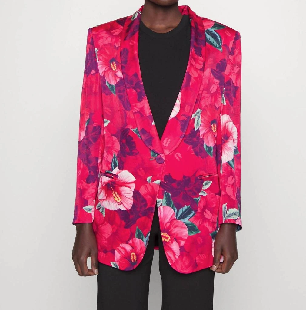 商品PINKO|Esagerato Jacket In Hibiscus,价格¥2770,第1张图片