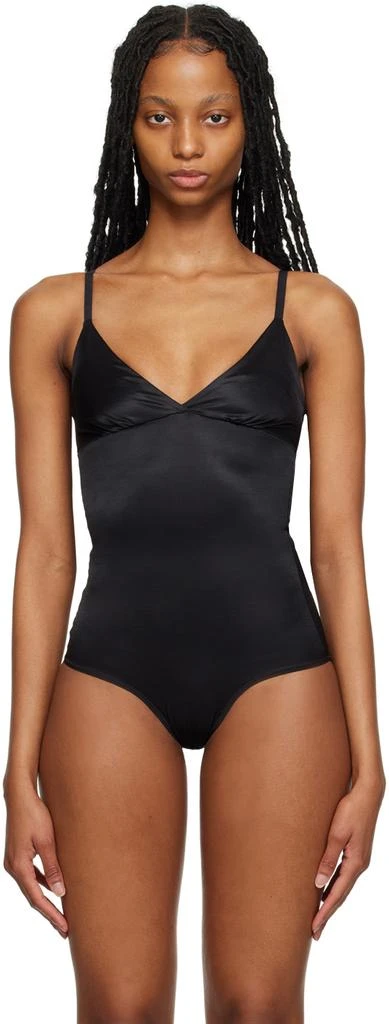 商品SKIMS|Black Barely There Bodysuit,价格¥445,第1张图片