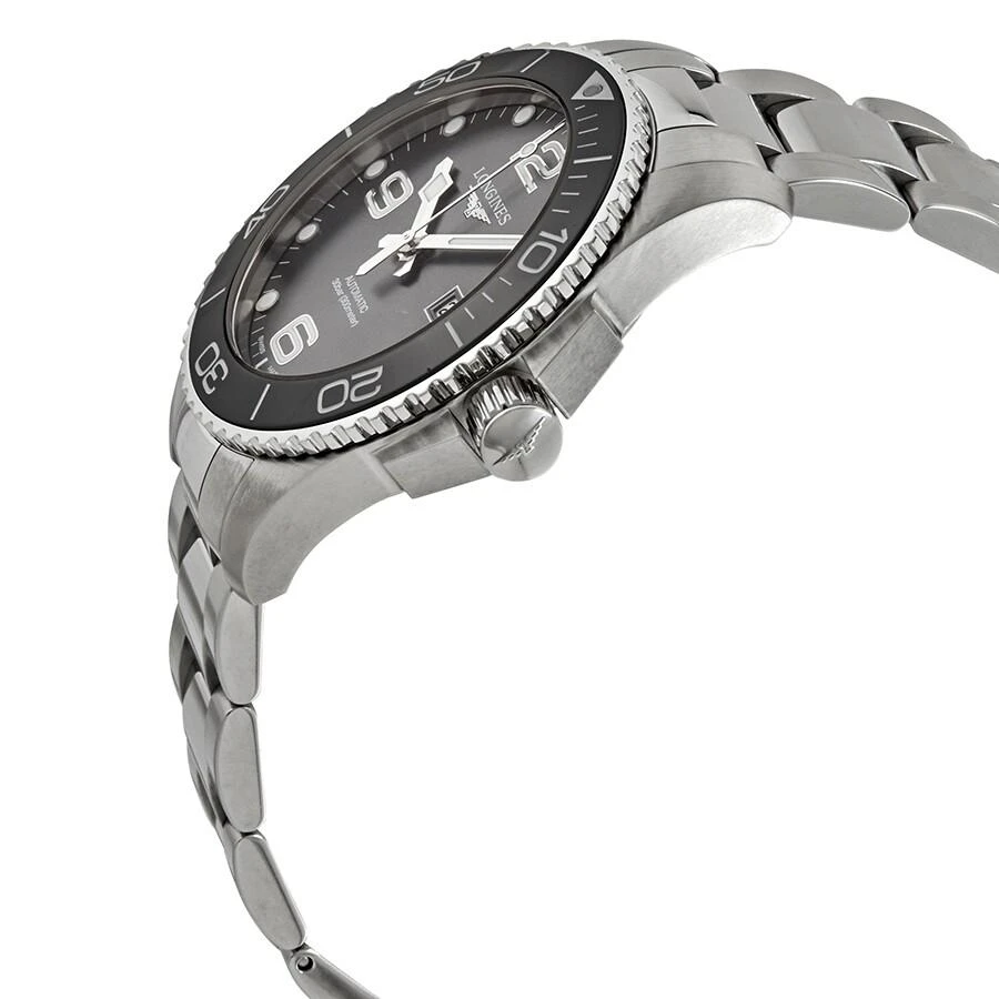 商品Longines|Hydroconquest Automatic Grey Ceramic Bezel Men's 43 mm Watch L37824766,价格¥9690,第2张图片详细描述