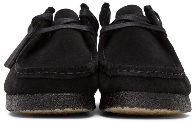 商品Clarks|Black Suede Wallabee Derbys,价格¥947,第2张图片详细描述