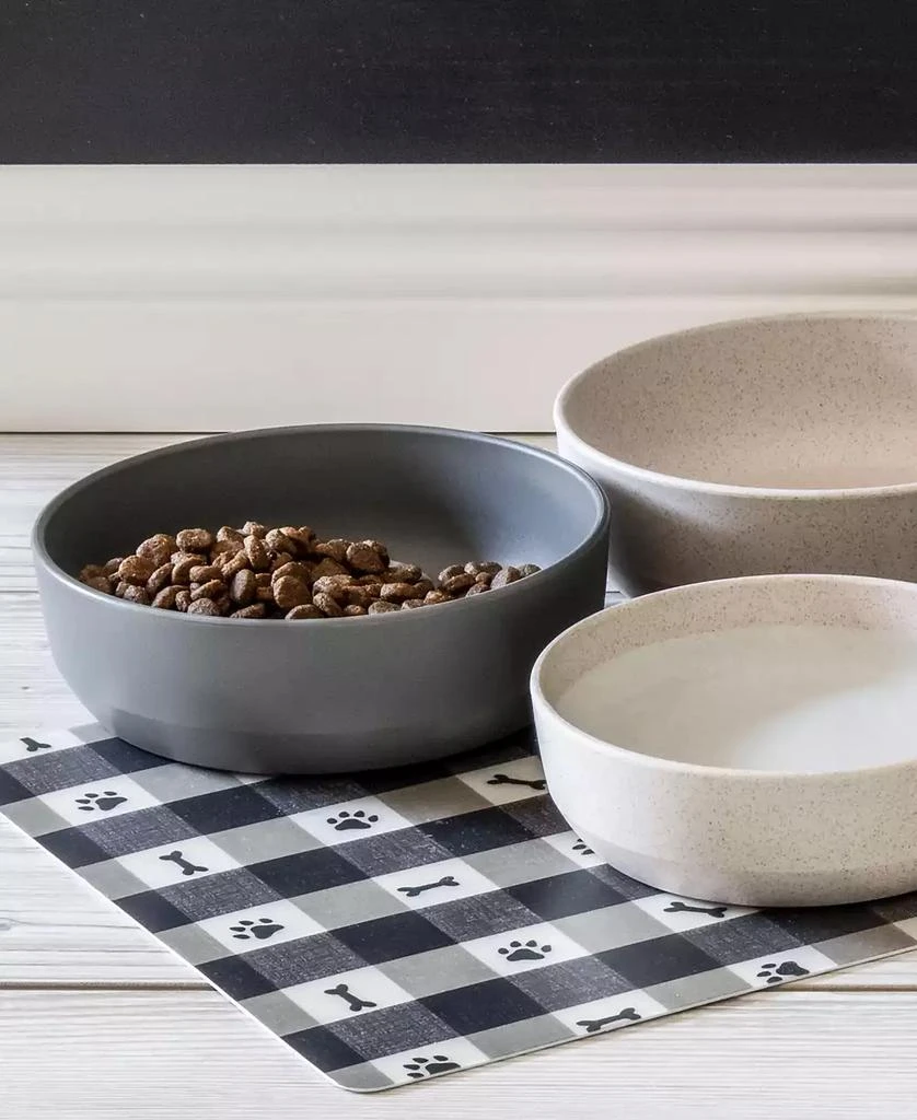 商品Abode Homewares|Bevel Wheat Polypropylene Medium Bowl, Set of 2,价格¥112,第2张图片详细描述