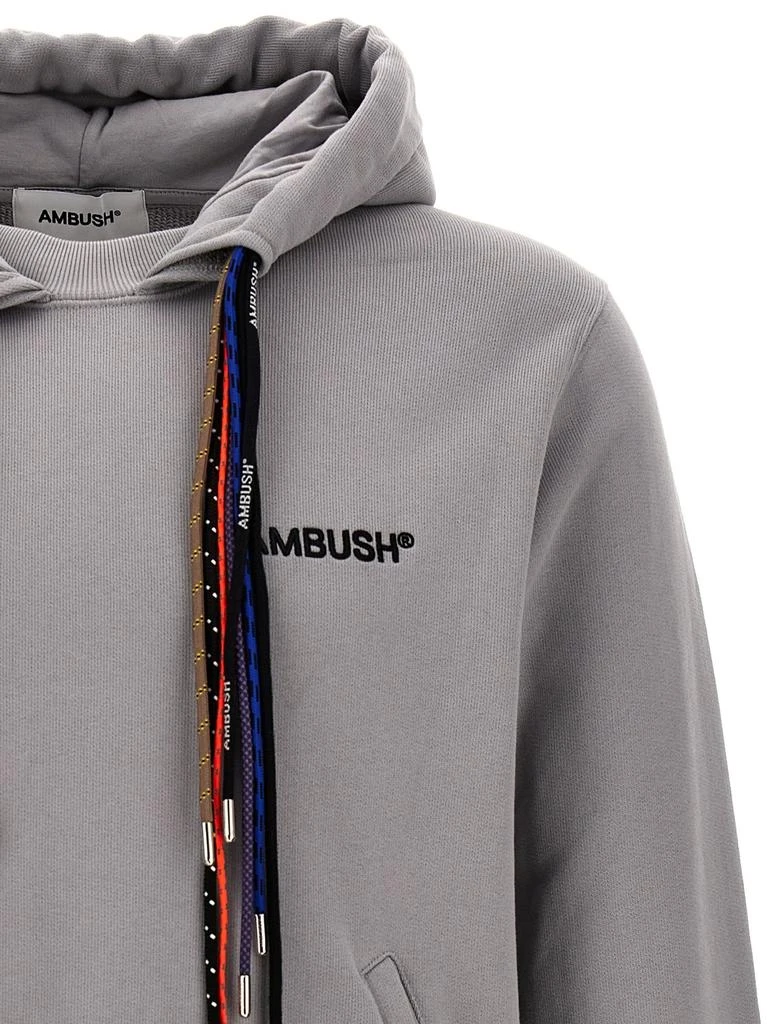 商品Ambush|Ambush Logo Printed Drawstring Hoodie,价格¥2614,第3张图片详细描述