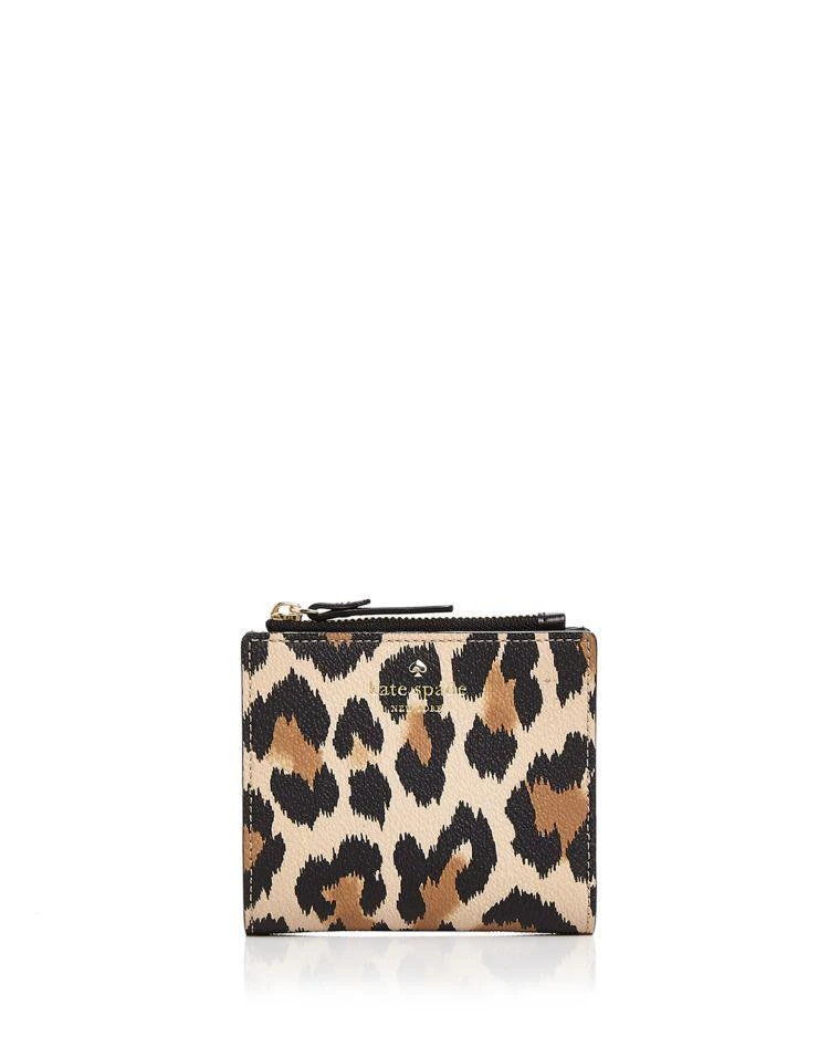 商品Kate Spade|Hyde Lane Adalyn Leopard Print Leather Wallet,价格¥494,第1张图片