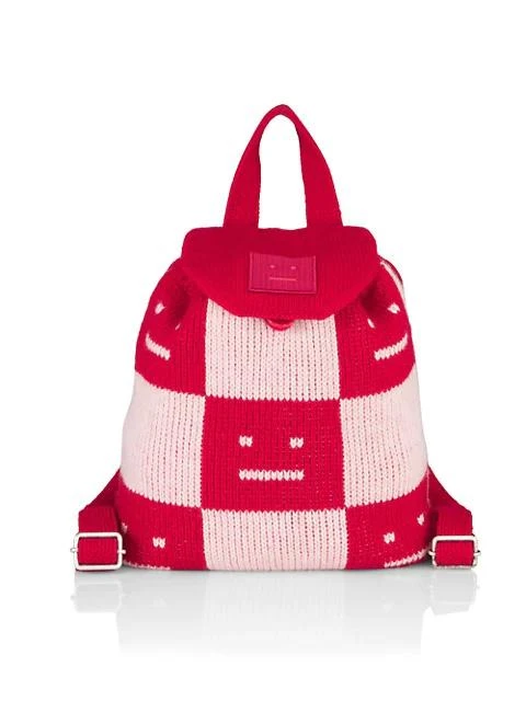 商品Acne Studios|Kaba Checkerboard Knit Backpack,价格¥2259,第1张图片