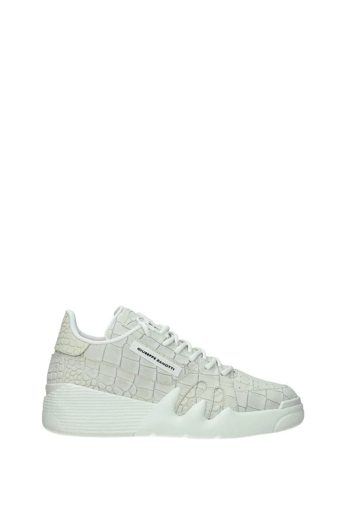 商品Giuseppe Zanotti|Sneakers talon Suede Gray Powder,价格¥2478,第1张图片