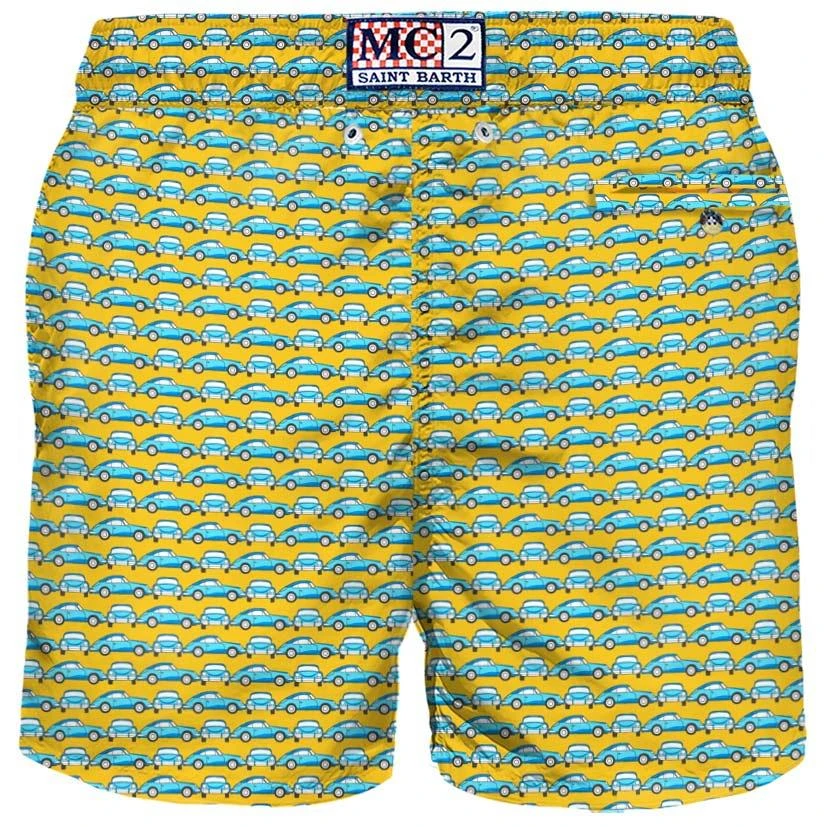商品Mc2 Saint Barth|Light Fabric Man Swim Shorts Sporty Car Print,价格¥1192,第2张图片详细描述