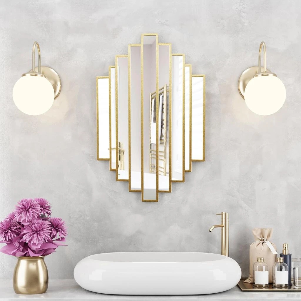 商品Gild Design House|Briggs Gold Metal Mirror,价格¥898,第5张图片详细描述