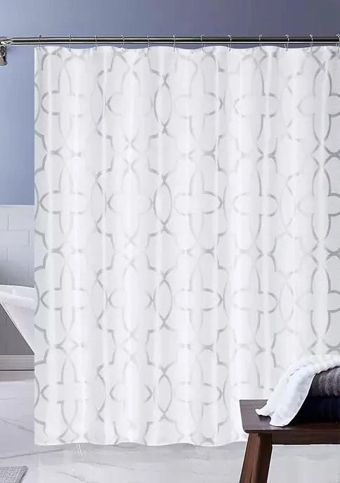 商品Dainty Home|Home Carly Embroidered Shower Curtain,价格¥252,第1张图片