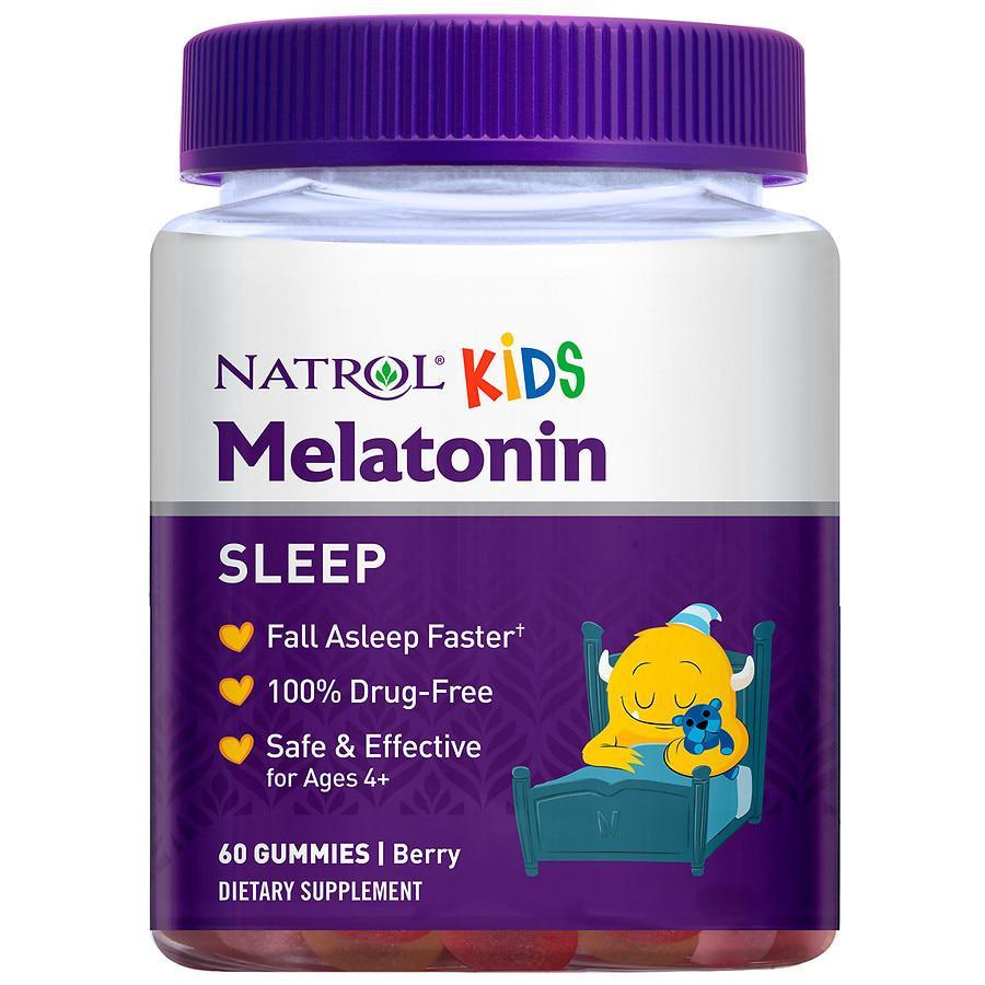 商品Natrol|Kids Melatonin Sleep Support Gummies Berry,价格¥108,第1张图片