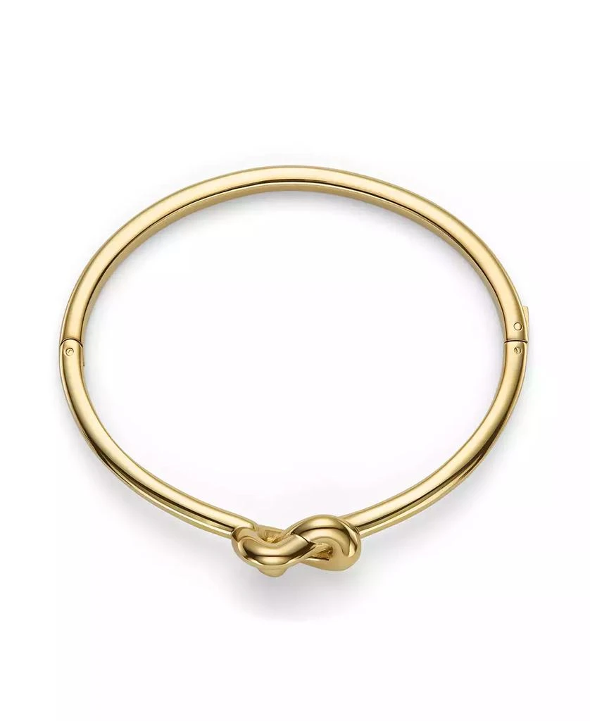 商品Olivia Burton|Women's Lover's Knot Gold-Plated Bangle,价格¥656,第2张图片详细描述