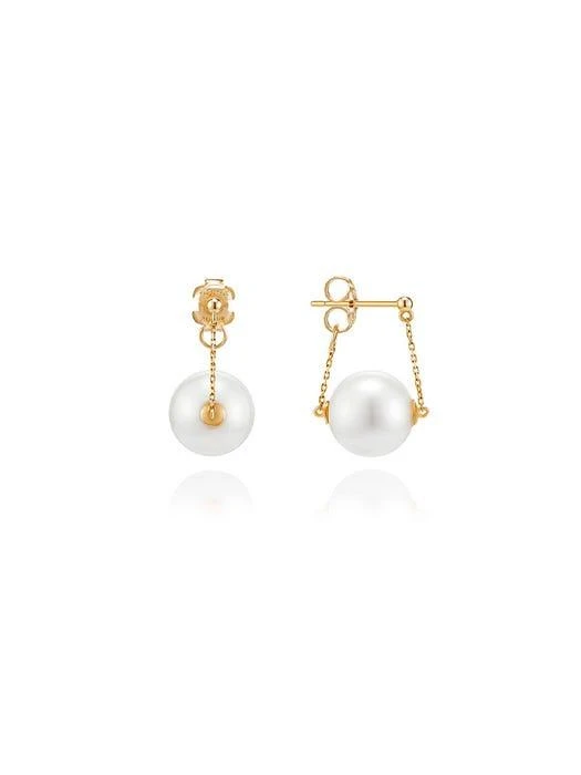 商品hyeres-lor|Freshwater Pearl Chain Earring,价格¥2347,第2张图片详细描述