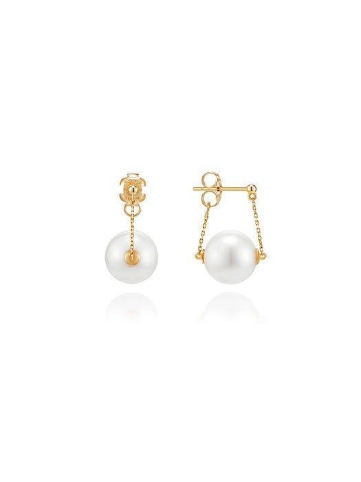 商品hyeres-lor|Freshwater Pearl Chain Earring,价格¥2015,第4张图片详细描述