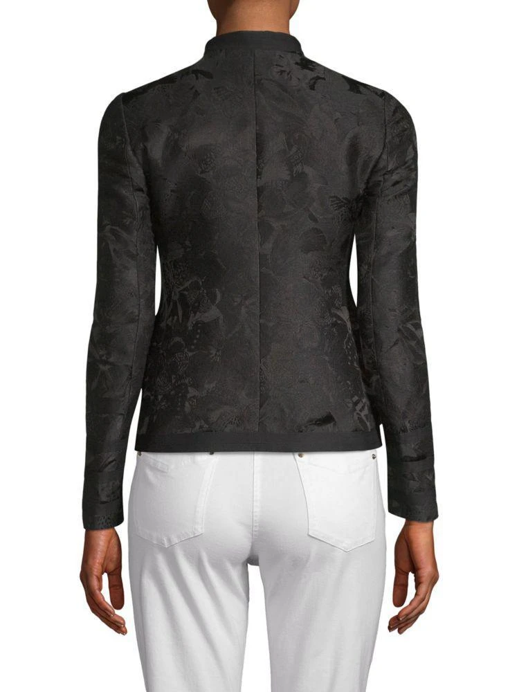 商品Valentino|Floral Jacquard Mandarin Jacket,价格¥4706,第2张图片详细描述