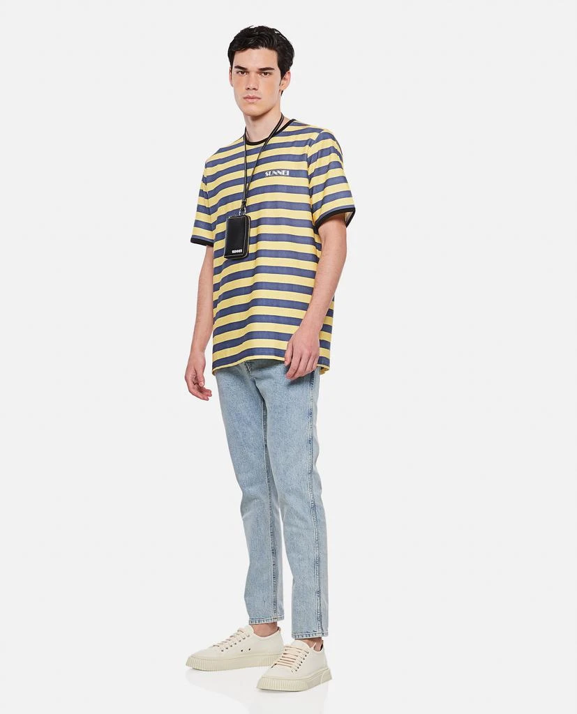 商品SUNNEI|SUNNEI X BIFFI striped cotton t-shirt,价格¥798,第2张图片详细描述