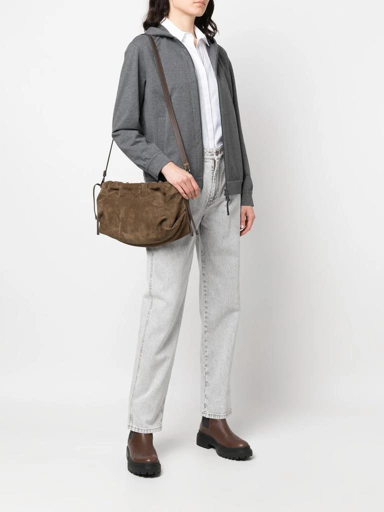 商品Brunello Cucinelli|BRUNELLO CUCINELLI - Leathercrossbody Bag,价格¥14102,第2张图片详细描述