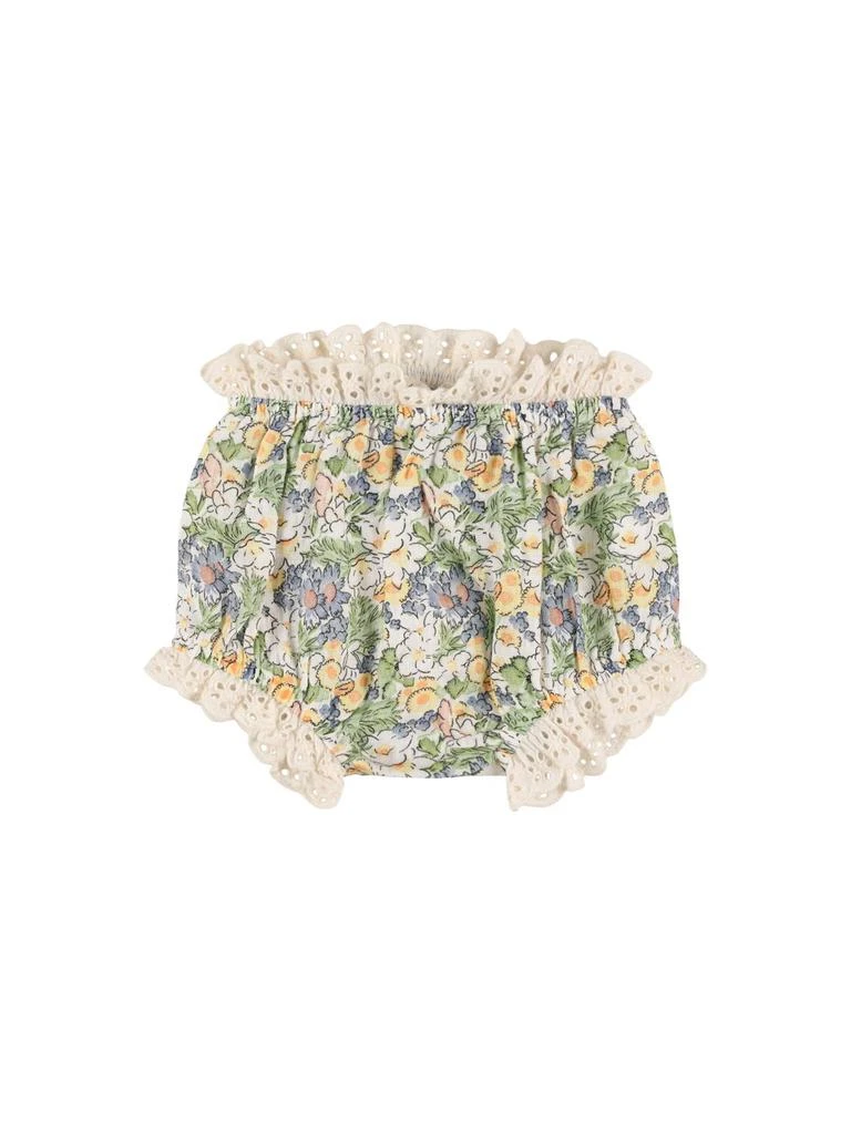 商品THE NEW SOCIETY|Printed Linen Diaper Cover W/lace,价格¥209,第1张图片