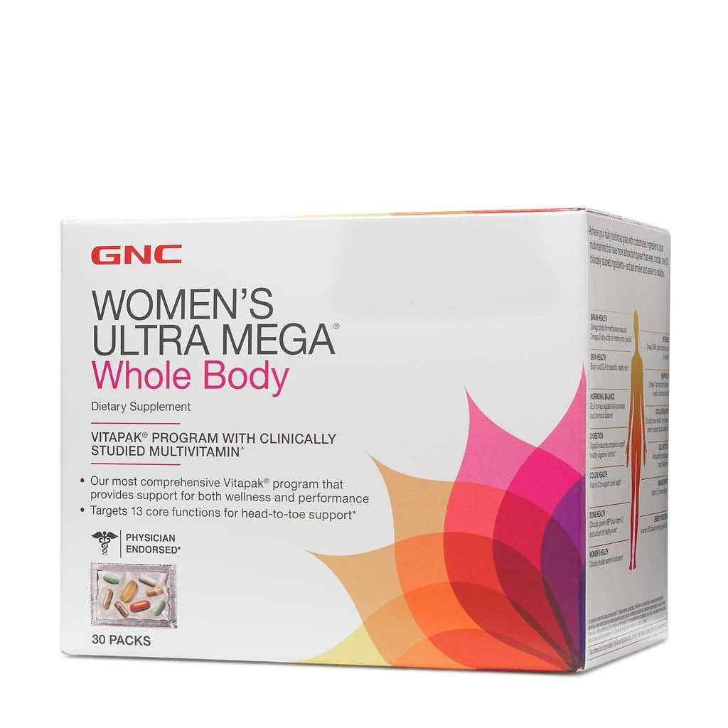 商品GNC|GNC Women's Ultra Mega® Whole Body Vitapak® Program,价格¥592,第1张图片