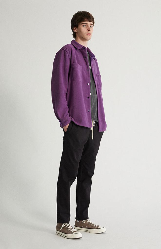 商品PacSun|Black Cotton Twill Trousers,价格¥299,第4张图片详细描述