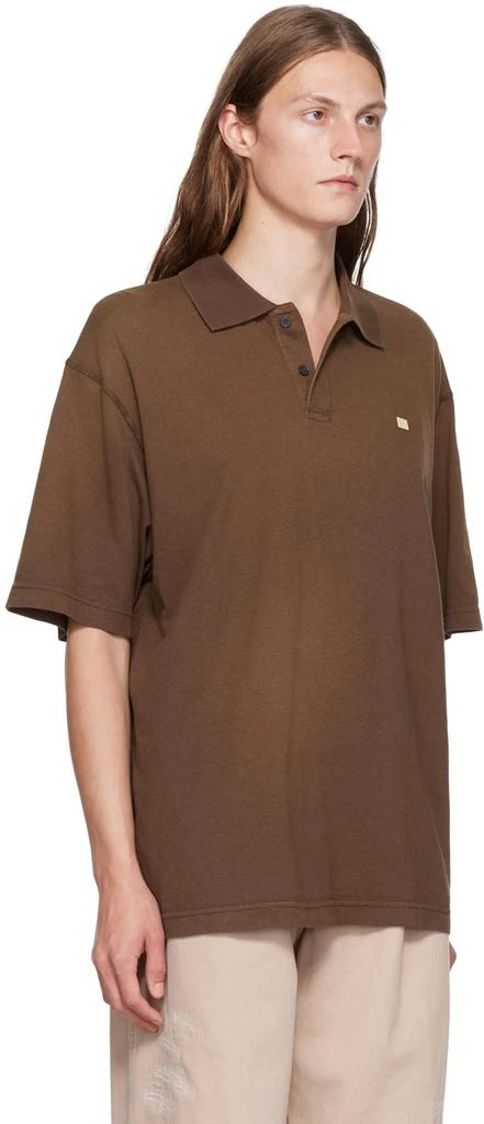 商品Acne Studios|Brown Organic Cotton Polo,价格¥949,第2张图片详细描述