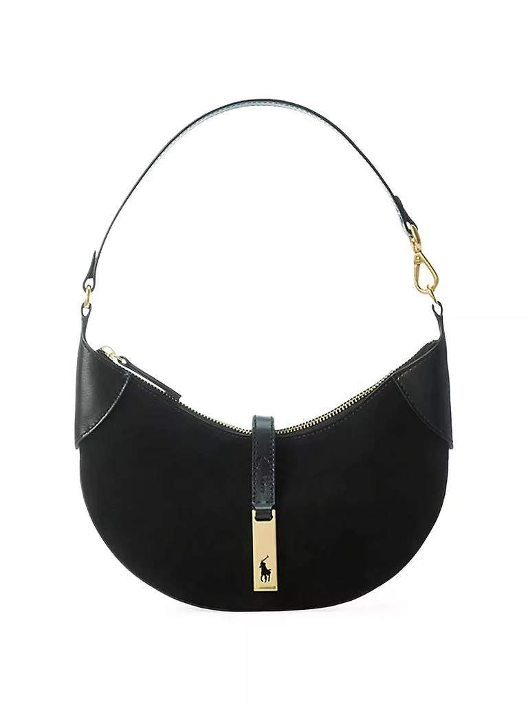 商品Ralph Lauren|Mini Polo ID Leather Shoulder Bag,价格¥3677,第1张图片