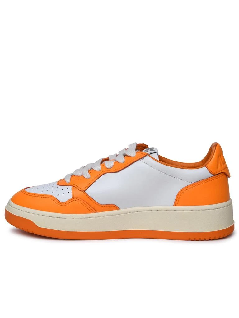 商品Autry|medalist Orange Leather Sneakers,价格¥1633,第3张图片详细描述