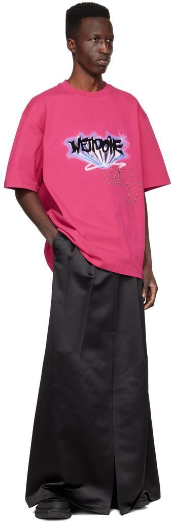 商品We11done|Pink Cotton T-Shirt,价格¥2780,第6张图片详细描述