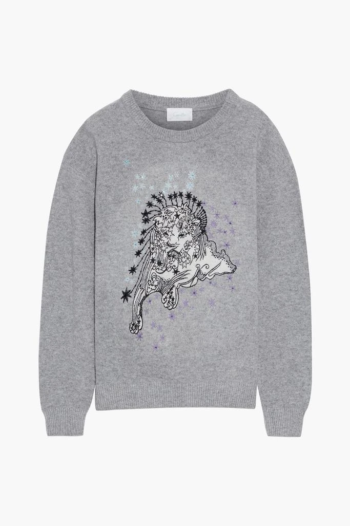 商品Camilla|Embellished intarsia merino wool sweater,价格¥1042,第3张图片详细描述