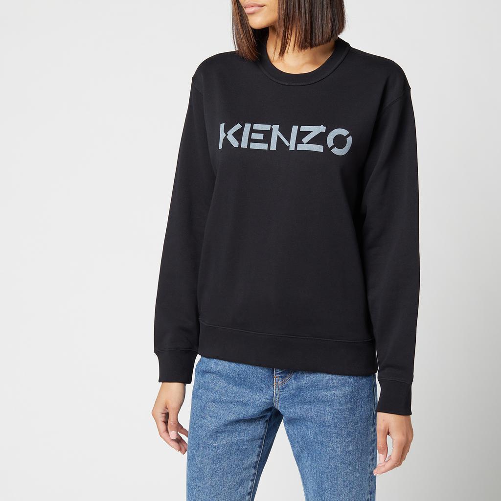 商品Kenzo|KENZO Women's Logo Classic Sweatshirt - Black,价格¥1182,第1张图片