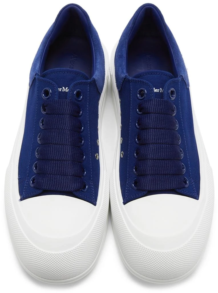 商品Alexander McQueen|Blue Deck Plimsoll Sneakers,价格¥1491,第5张图片详细描述